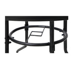 90cm Outdoor Dining Glass Table Round Patio Furniture Bistro Set