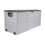 290L Outdoor Storage Box Cabinet Container Garden Shed Deck Tool Lockable