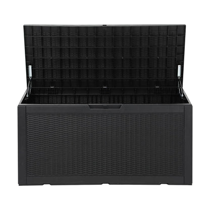 Outdoor Storage Box Cabinet Garden Bench Toys Tool Storage Sheds 380L