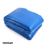 wimming Pool Cover Roller 400 Micron Adjustable Blanket 10 X 4m