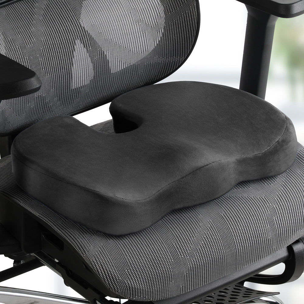 Seat Cushion Memory Foam Pillow Back Chair Pad Blue/Blue