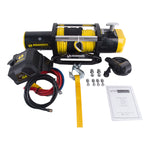 12v electric winch synthetic rope 4x4 truck