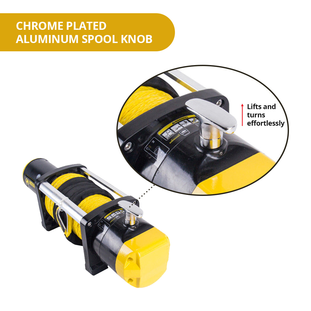 12v electric winch synthetic rope 4x4 truck