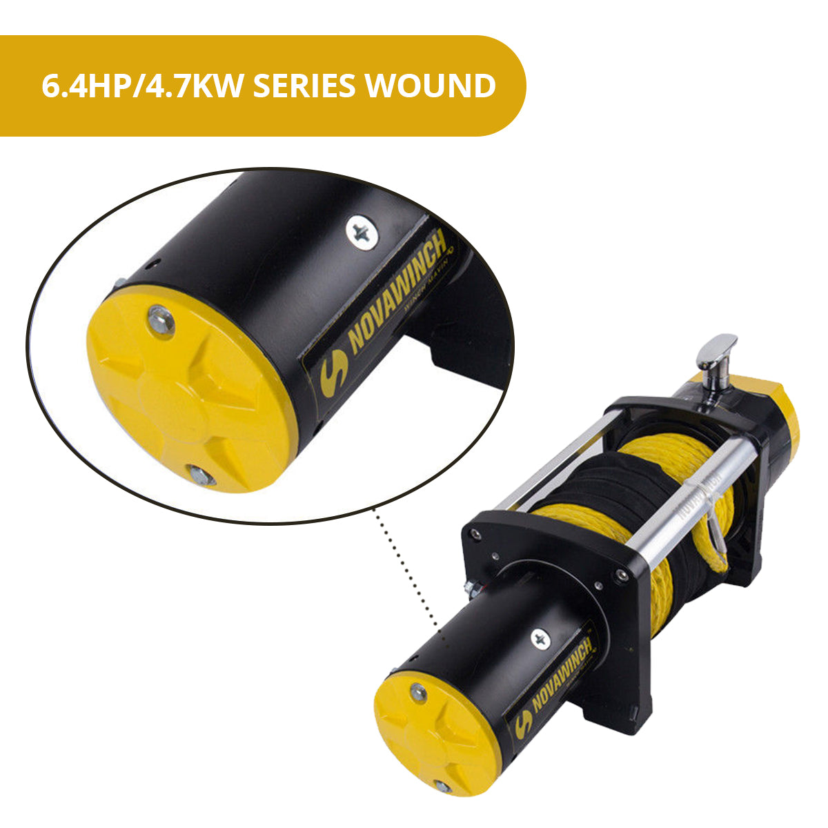 12v electric winch synthetic rope 4x4 truck