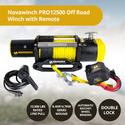 12v electric winch synthetic rope 4x4 truck
