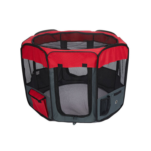 8 Panel Pet Playpen Grey XL
