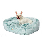 Dog Calming Bed Sleeping Kennel Soft Plush Comfy Memory Foam S