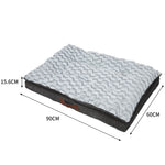 Dog Calming Bed Sleeping Kennel Soft Plush Comfy Memory Foam Mattress M
