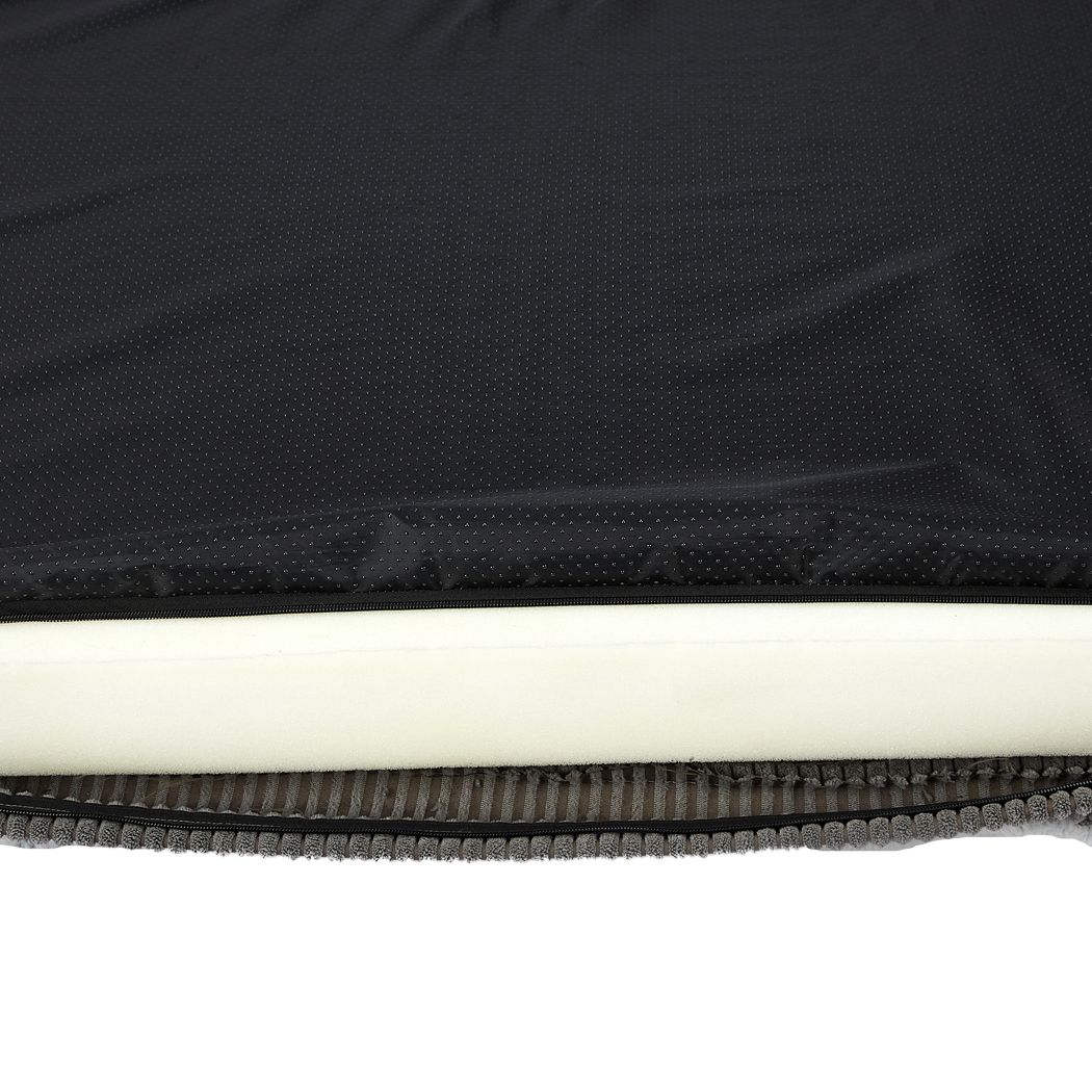 Dog Calming Bed Sleeping Kennel Soft Plush Comfy Memory Foam Mattress M