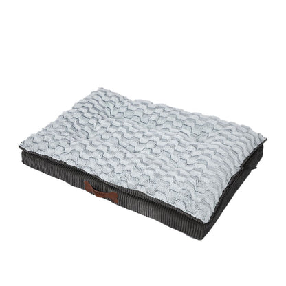 Dog Calming Bed Sleeping Kennel Soft Plush Comfy Memory Foam Mattress S