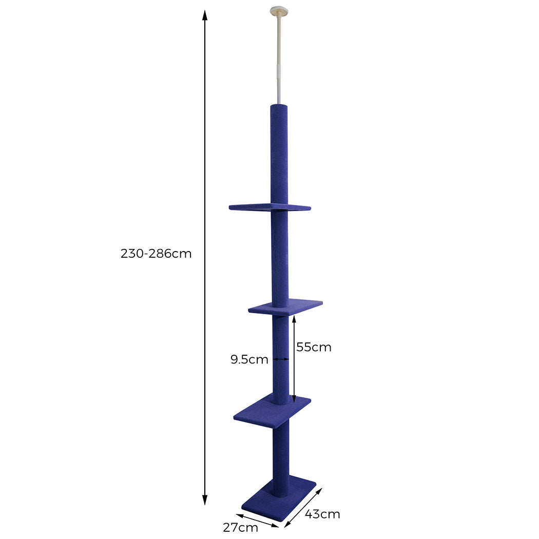 Cat Tree Scratching Post Scratcher Tower Condo House Furniture Ceiling High