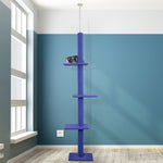 Cat Tree Scratching Post Scratcher Tower Condo House Furniture Ceiling High Black
