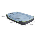 Pet Cooling Bed Mat Insect Prevention Outdoor Summer Grey