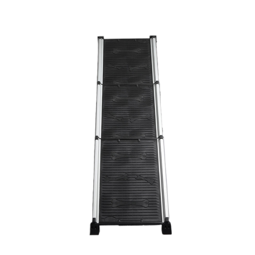Dog Ramp Pet Stairs Steps Ramps Ladder Foldable Portable Aluminum Non-slip