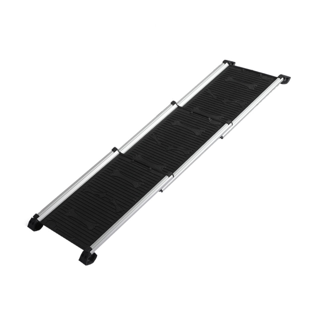 Dog Ramp Pet Stairs Steps Ramps Ladder Foldable Portable Aluminum Non-slip