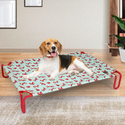 Elevated Pet Bed U-Leg Cat Trampoline Hammock Outdoor Summer L/XL