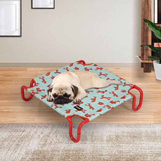 Elevated Pet Bed U-Leg Cat Trampoline Hammock Outdoor Summer S/M