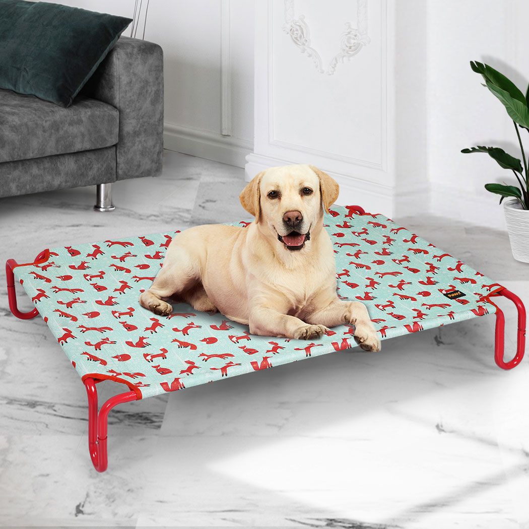 Elevated Pet Bed U-Leg Cat Trampoline Hammock Outdoor Summer L/XL