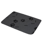 4PC Washable Dog Puppy Training Pad Reusable Cushion Jumbo Grey