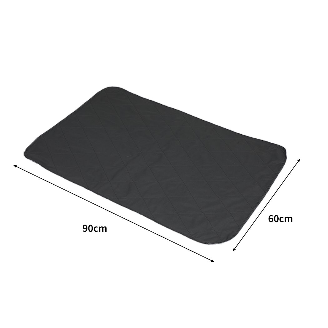 4PC Washable Dog Puppy Training Pad Reusable Cushion Grey
