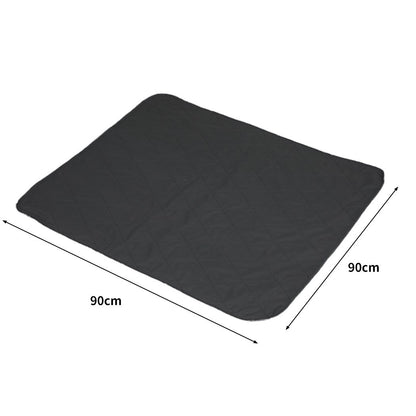 2PC Washable Dog Puppy Training Pad Reusable Cushion Grey