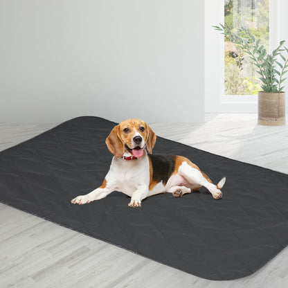 2PC Washable Dog Puppy Training Pad Reusable Cushion Grey