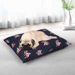 Pet Bed Washable Cushion Mat Indoor Navy