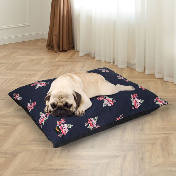  Pet Bed Washable Cushion Mat Indoor Navy