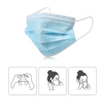 3-layered Protection Antiviral Face Mask for (Men/Women)