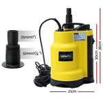 Garden Water Submersible Pump 750W/400W  Tank Well Steel