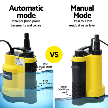 Garden Water Submersible Pump 750W/400W  Tank Well Steel