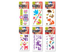 PRICE FOR 6 ASSORTED TEMPORARY TATTOO SPRING FOREST