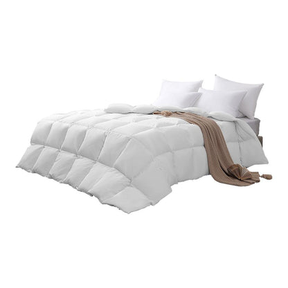 Goose Down Feather Quilt 800GSM Winter Summer Duvet Doona Quilts King