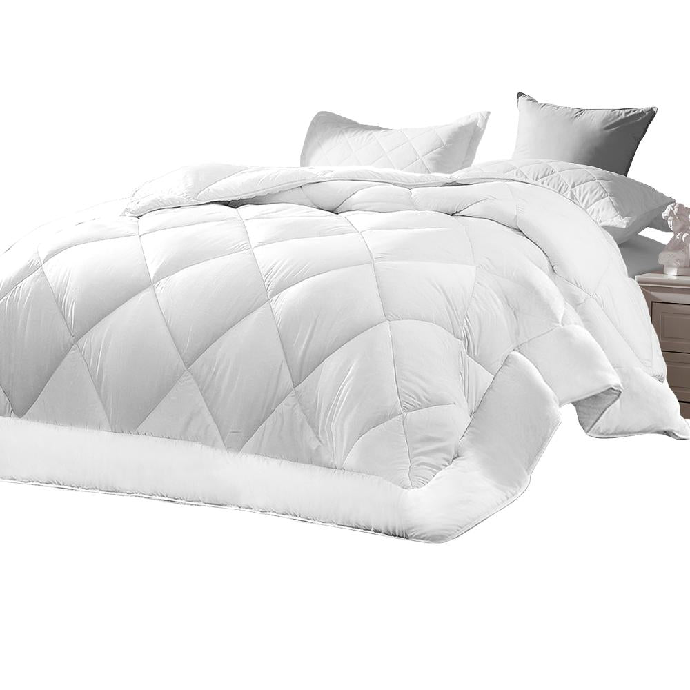 Microfibre Bamboo Quilt 750GSM Microfiber Duvet Doona Winter Quilts Queen