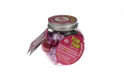 YUM YUM DIY ALPHABET BEAD PINK SUGAR BERRY