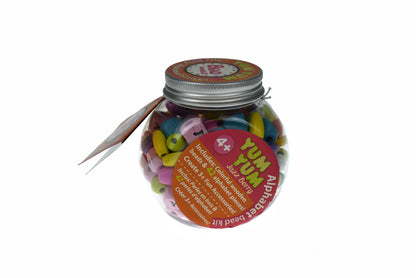 YUM YUM DIY ALPHABET BEAD ORANGE JAZZ BERRY