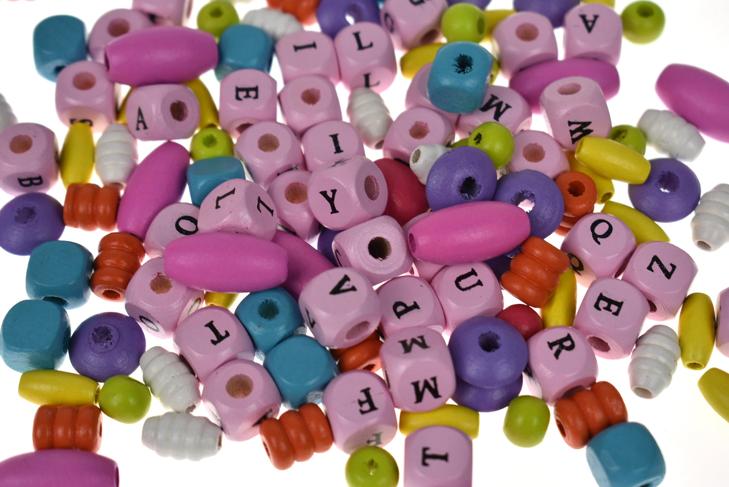 YUM YUM DIY ALPHABET BEAD ORANGE JAZZ BERRY