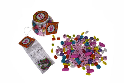 YUM YUM DIY ALPHABET BEAD ORANGE JAZZ BERRY