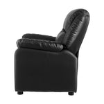 Kids Recliner Sofa Children Lounge Chairs PU Couch Armchair w/ Storage