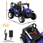 Kids Electric Ride On Car Off Road Jeep Remote 12V Blue/Red