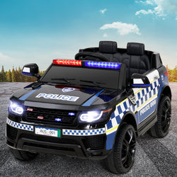 Rigo Kids Ride On police Car Toy Black
