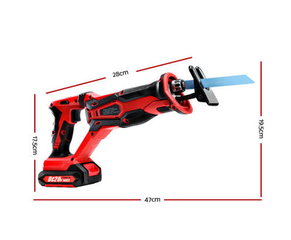 18V Lithium Cordless Reciprocating Saw Electric Corded Sabre Saw Tool