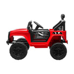 Jeep Kids Ride On Car with 12V Battery Twin Motors and Remote Control Red