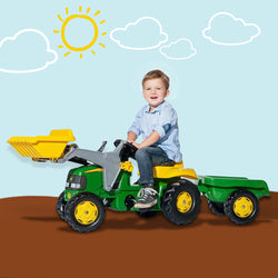  kids ride on tractor with trailer & loader
