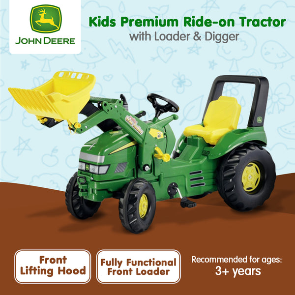  Kids premium ride on tractor with maxi loader