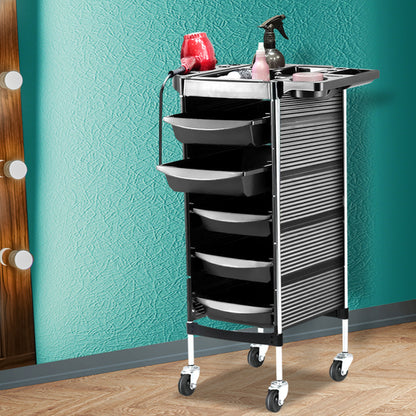 Salon Spa Rolling Storage Cart 6 Tier