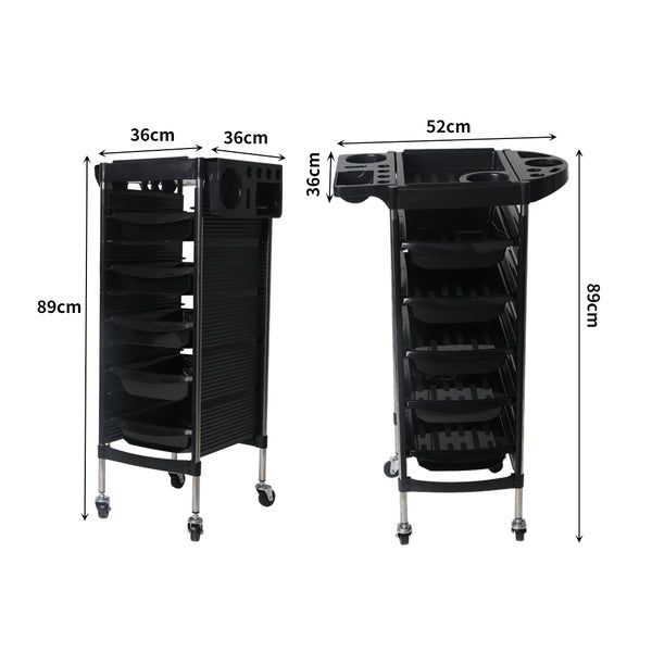 Salon Spa Rolling Storage Cart 6 Tier