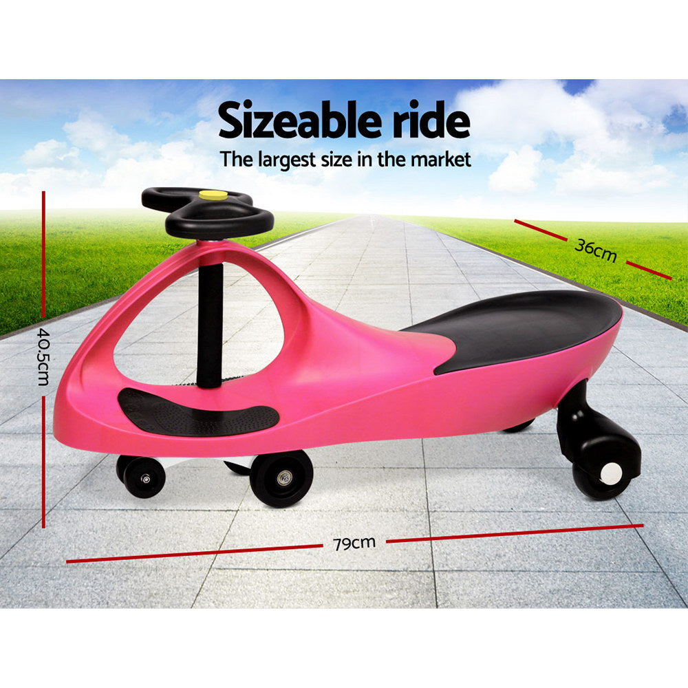 Pedal Free Swing Car 79cm - Pink