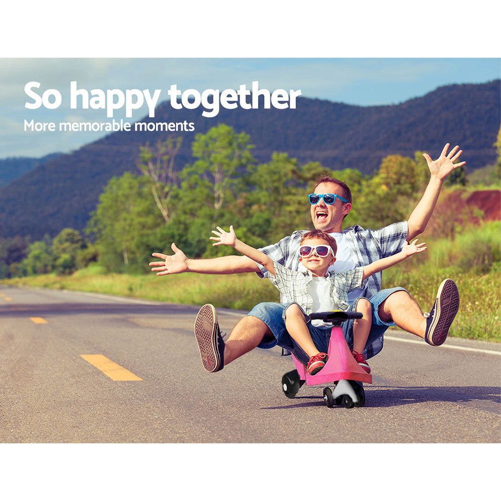 Pedal Free Swing Car 79cm - Pink
