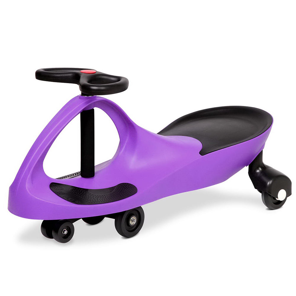 Kids Ride On Swing Car - Purple